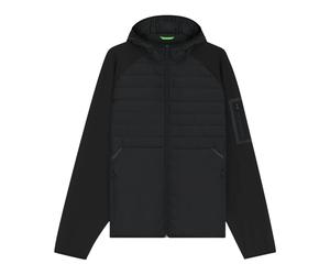 Boss Green- J_Urbanex Hybrid HD Jacket- Jackets- Hombre- Negro- S- J_Urbanex Hybrid HD Jacket