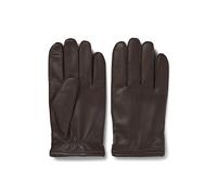 BOSS Guantes de piel aptos para pantallas táctiles con detalle de logo metálico - StyleKranton-ME, 50526680 Marrón oscuro 9