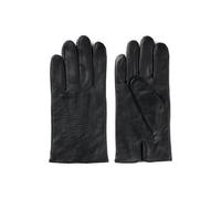 BOSS Guantes de piel aptos para pantallas táctiles con letras de logo metálicas - StyleHainz-ME, 50526681 Negro 9.5