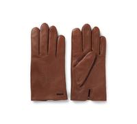 BOSS Guantes de piel con forro de mezcla de lana y logo - StyleHainz-ME, 50526681 Marrón 10