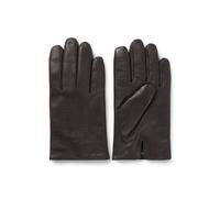 BOSS Guantes de piel con forro de mezcla de lana y logo - StyleHainz-ME, 50526681 Marrón oscuro 8