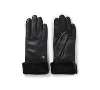 BOSS Guantes de piel con puños vueltos de imitación de piel - StyleGiorgy, 50548885 Negro 8.5