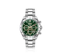 BOSS HERO 2.0 Cronógrafo con esfera verde y pulsera de acero - StyleHERO 2.0, 58564951 Tono plateado pcs.