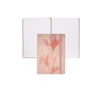 BOSS Holographic floral-print notebook with elastic closure - StyleNotebook A5 Holographic Flower Nude Line, 58818643 Pink pcs.