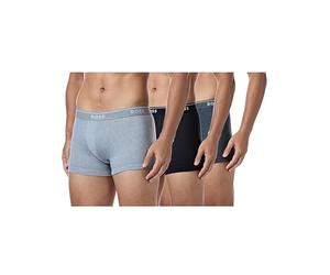 Boss Hombres Hugo 3-Pack Cotton Boxer Breve Calzoncillo Retro Carbón/Negro/Gris XXL