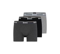 Boss Hombres Hugo Boxer 3-Pack CO/EL 01 10146061 Gris/Carbón/Negro XXL