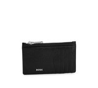 BOSS Hombres New Crosstown 10cc Z Cartera de Cuero granulado con Bolsillo con Cremallera para la Moneda, Negro001, Talla única