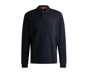 BOSS Hombres Petempestolong Polo de Algodón mezclado con Estructura en relieve, XL