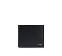 BOSS Hombres Randy N Cartera de Cuero con Logo, Negro001, Talla única