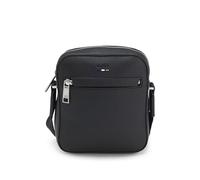 Adopta el estilo urbano y elegante con este bolso bandolera BOSS, fabricado en suave piel sintética que combina durabilidad con un aspecto refinado. Diseñado para el hombre moderno, cuenta con un comp