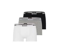 BOSS Hugo Bañador para Hombre (3 Unidades), Blanco/Gris/Negro, L