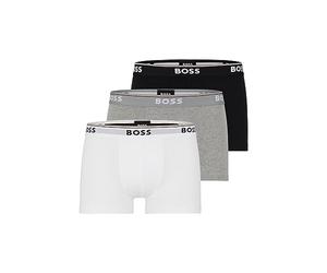 BOSS Hugo Bañador para Hombre (3 Unidades), Blanco/Gris/Negro, L