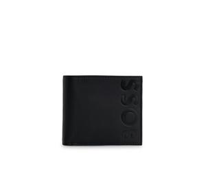 Boss Hugo Big BB_4 - Monedero para Hombre, Color Negro, Negro1, Talla única