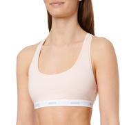 HUGO Bralette de algodón elástico con logos repetidos - StyleHUGO ID BRALETTE, 50557092 Rosa claro M