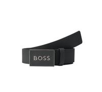 Boss Icon Cinturón Piel natural 100 cm gris