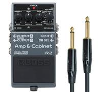 Boss IR-2 Amp & Cabinet Modeler y simulación de caja con cable jack keepdrum