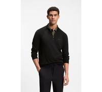 BOSS Jersey de algodón con cuello con cremallera - StyleKN_Momentum-Lite MZ, 50558352 Negro XXXL