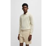BOSS Jersey de algodón con cuello de polo - StyleGemello-P, 50506025 Natural XXL