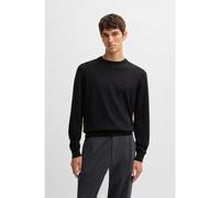 BOSS Jersey de algodón con logo bordado - StylePacas-L, 50506023 Negro S