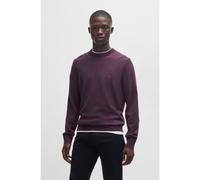 BOSS Jersey de algodón y cashmere con etiqueta con logo - StyleKanovano_S, 50527583 Púrpura oscuro XXL