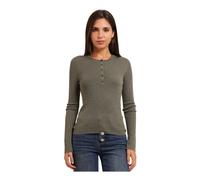 BOSS Jersey de lana merina con cuello estilo Henley - StyleFeliconia, 50563403 Verde oscuro L