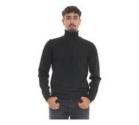 Boss - Jersey de cuello alto con logo - Knitwear - Hombre - Negro - S -