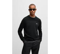 BOSS Jersey de cuello redondo con detalle de la marca en tejido Dry-Flex - StyleMomentum-X_CN, 50498559 Negro XXL
