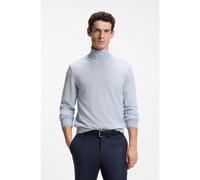 BOSS Jersey de cuello vuelto en lana merina extrafina - StyleH-Musso, 50565517 Celeste S