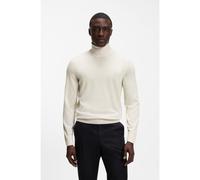 BOSS Jersey de cuello vuelto en lana merina extrafina - StyleH-Musso, 50565517 Natural L