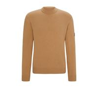 BOSS Jersey de equitación de algodón y cashmere con parche de logo - StyleRAYN LUX. KNIT JUMPER, B4M1001 Beige XXL
