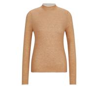BOSS Jersey de equitación de punto suave con efecto de dos tonos - StyleMAY SOFTKNIT TURTLENECK, B4W1002 Beige XL