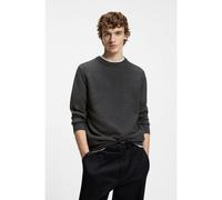 BOSS Jersey de lana virgen con mezcla de texturas - StyleH-Hincluso_IN, 50564601 Gris oscuro S