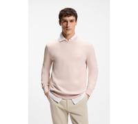 BOSS Jersey de mezcla de algodón con cashmere con aplique de logo - StyleKanovano_S, 50527583 Rosa claro L