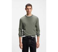 BOSS Jersey de punto de algodón y cashmere con etiqueta con logo - StyleKanovano_S, 50527583 Gris XXXL