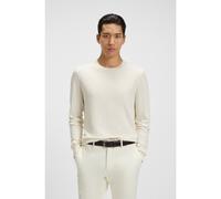 BOSS Jersey de seda con estructura de cuadros Príncipe de Gales - StyleL-Intenso, 50543228 Natural M