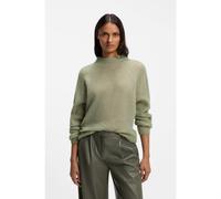 BOSS Jersey en mezcla de alpaca con cuello inglés - StyleFewena, 50564438 Verde S