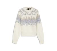 BOSS Jersey en mezcla de lana con ilustración de jacquard geométrico - StyleC_Farombo, 50551269 Blanco estampado S