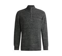 BOSS Jersey estilo troyer para equitación jaspeado - StyleTROYER KNITWEAR DARK, B6M1001 Gris S