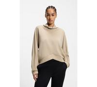 BOSS Jersey loose fit con cuello mao alto drapeado - StyleElesya, 50553771 Beige claro M