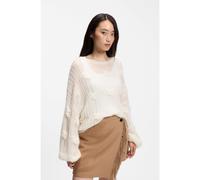BOSS Jersey oversize fit con estructura de punto trenzado - StyleC_Famae, 50569870 Natural S