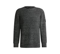 BOSS Jersey para equitación en punto jaspeado - StyleRAYN JUMPER KNITWEAR DARK, B6M1002 Gris XS