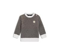 BOSS Jersey para niños de algodón en tres tonos con monograma Double B - StyleJ52453/09B02A, J52453 Negro 81
