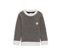 BOSS Jersey para niños en punto de algodón en tres tonos - StyleJ52345/09B04A, J52345 Negro 150