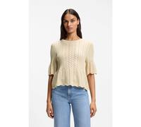 BOSS Jersey regular fit con estructura de punto abierto - StyleC_Farda, 50565060 Beige claro XL