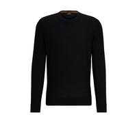BOSS Jersey regular fit de mezcla de lana con logo bordado - StyleAvac_C, 50501762 Negro M