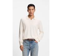 BOSS Jersey regular fit en jacquard de punto de seda - StyleL-Umbarto, 50555201 Natural XL