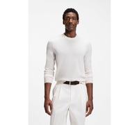 BOSS Jersey regular fit en lana merina - StyleH-Leno, 50565469 Natural L