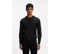 BOSS Jersey regular fit en lana merina - StyleH-Leno, 50565469 Negro XXL