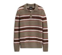 BOSS Jersey relaxed fit de rugby en mezcla de lana - StyleC-Fincenzo, 50570620 Marrón M