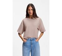 BOSS Jersey relaxed fit en algodón y lana virgen - StyleC_Fouetta, 50560012 Rosa claro M